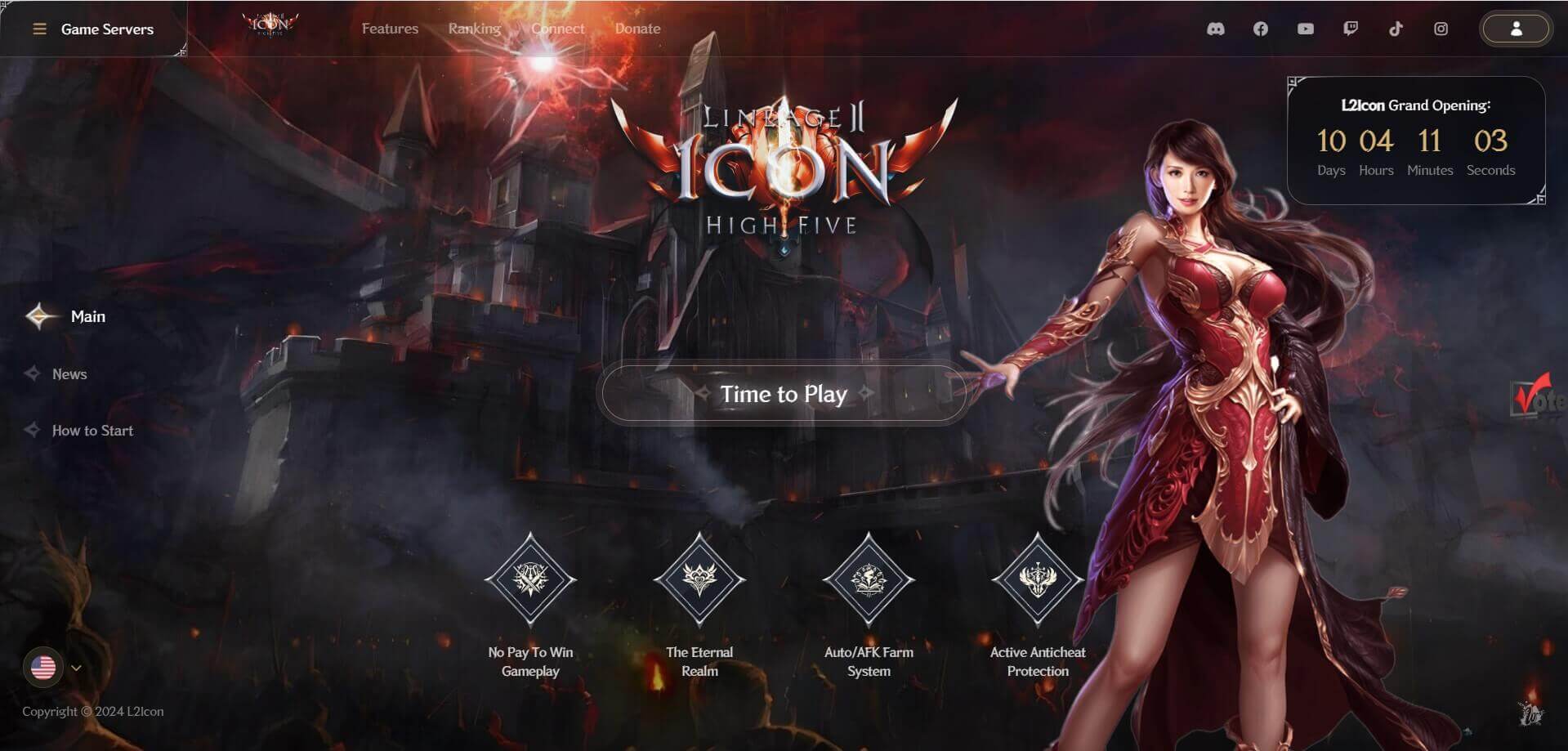 🌟🔥 ¡Bienvenido al servidor Lineage 2 High Five con tasas x15 en l2-icon.com! ¡Aventuras emocionantes te esperan! 🔥🌟