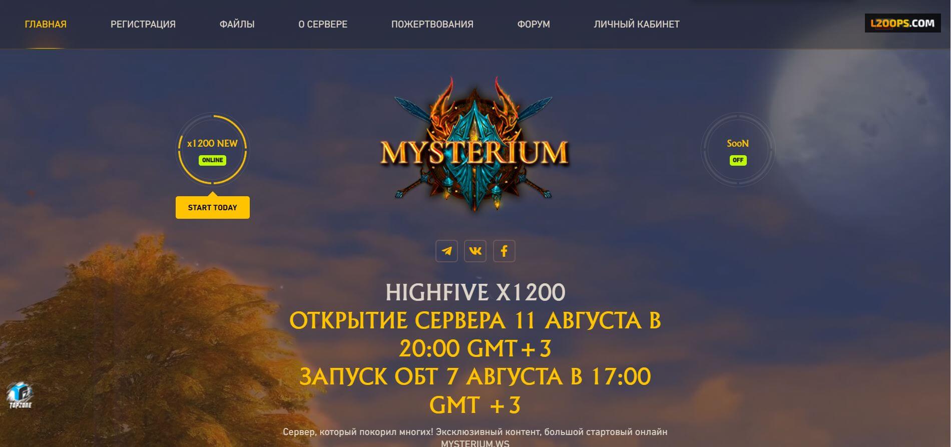 🌌🔮 Mysterium.ws: Atskleiskite Lineage 2 High Five x1200 paslaptis! ⚔️🔥