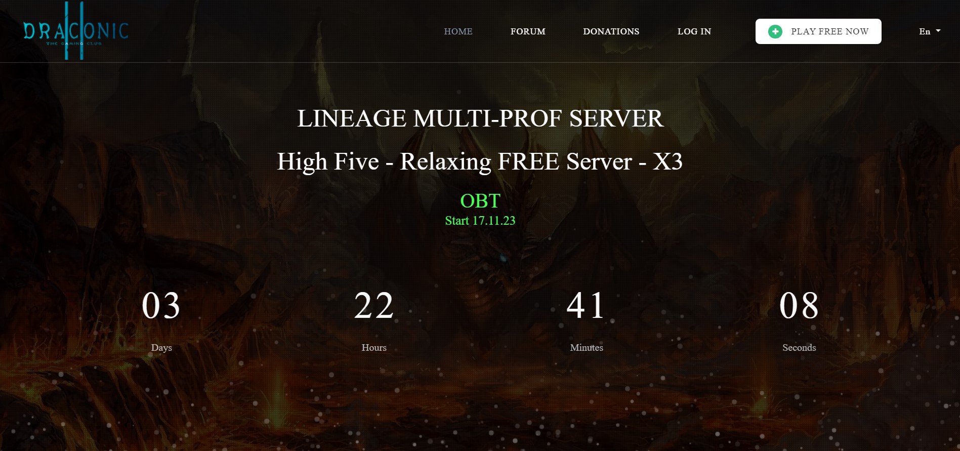🐉 Draconic Club: Embrace the new era of Lineage 2 High Five with x3 rates! Epic battles and legendary adventures await you! ⚔️✨