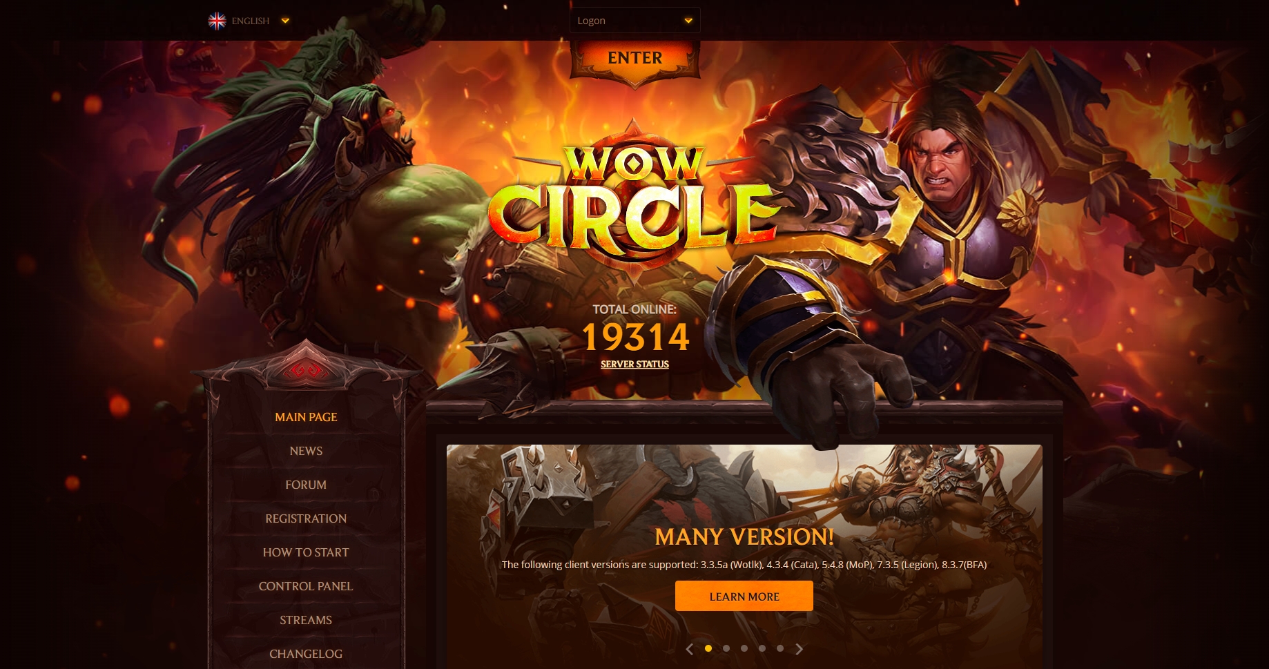 🔥 WowCircle - 15,000 + online players 🔥