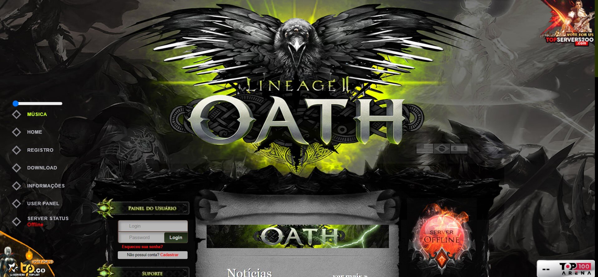 🛡️ L2Oath.com - Jure fidelidade às Crônicas C5 com Taxas de x500! Estás pronto para aceitar o desafio?