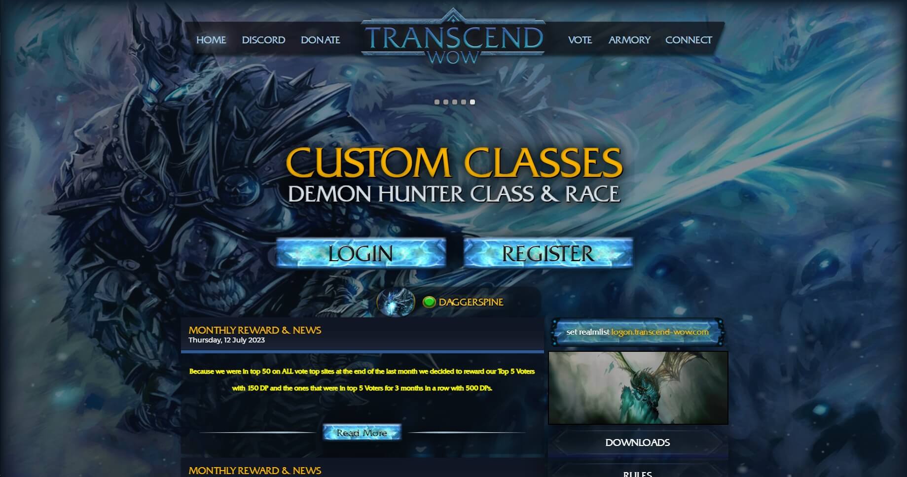 🚀 Transcend-WoW: Врата в світ пригод! 🌍