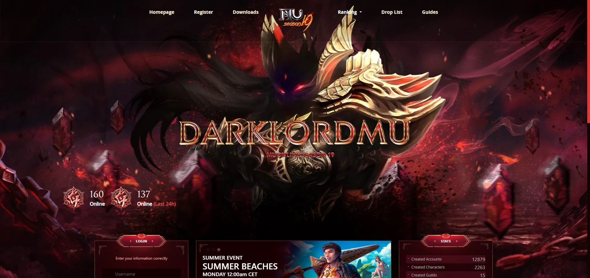 🌑 DarkLordMU.com - ¡Legendario MuOnline Season 19.3 x1000! ⚔️