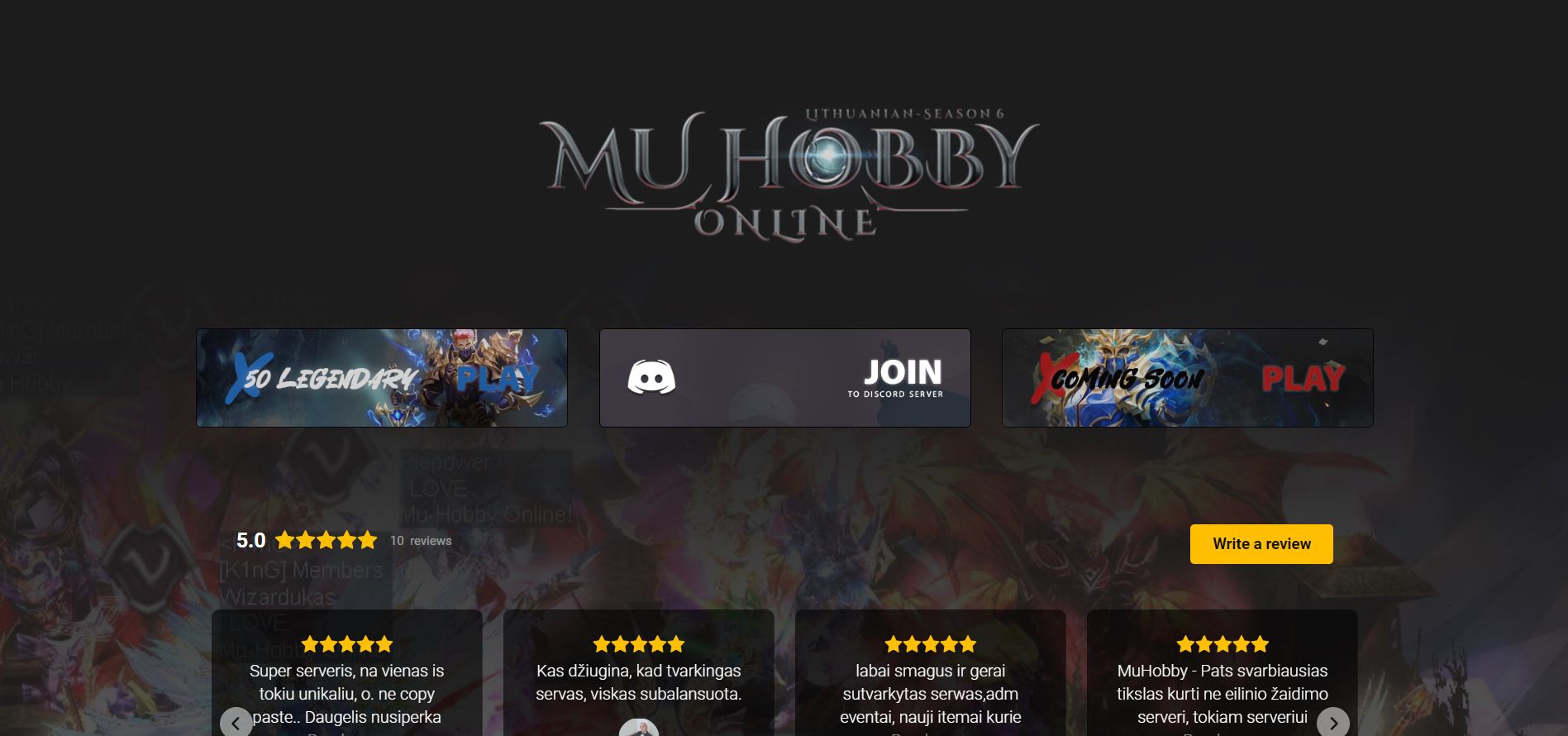 🎮 Embrace Your Heroic Dreams: Mu-Hobby.online - Season 6, x50 Rates! ⚔️