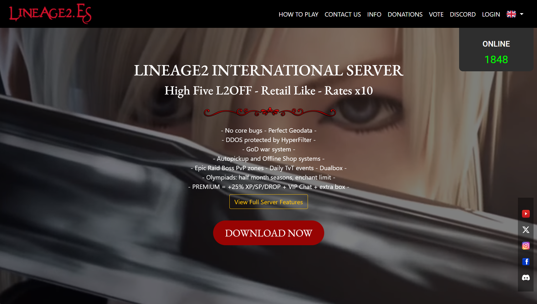 🌟 Lineage2.es High Five x10: Forge Your Legend in the Epic World! 🏹