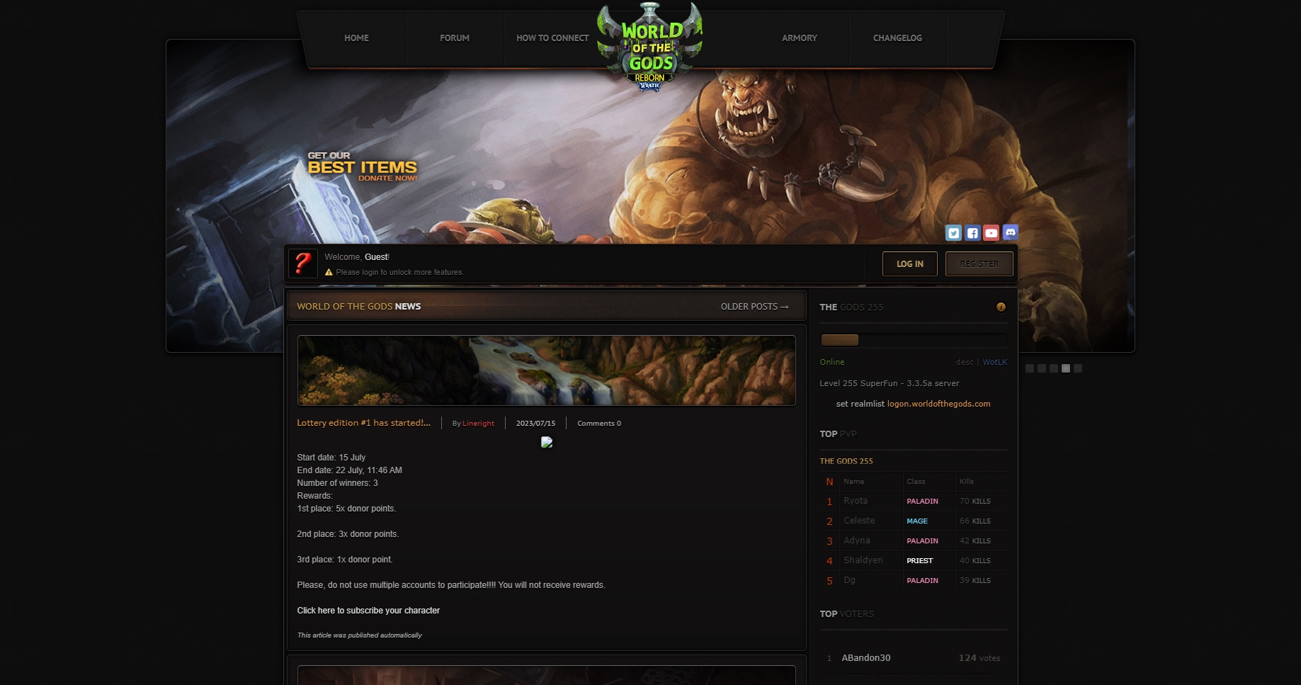⚡WorldOfTheGods: Блискавичний досвід в World of Warcraft 3.3.5a!⚔️