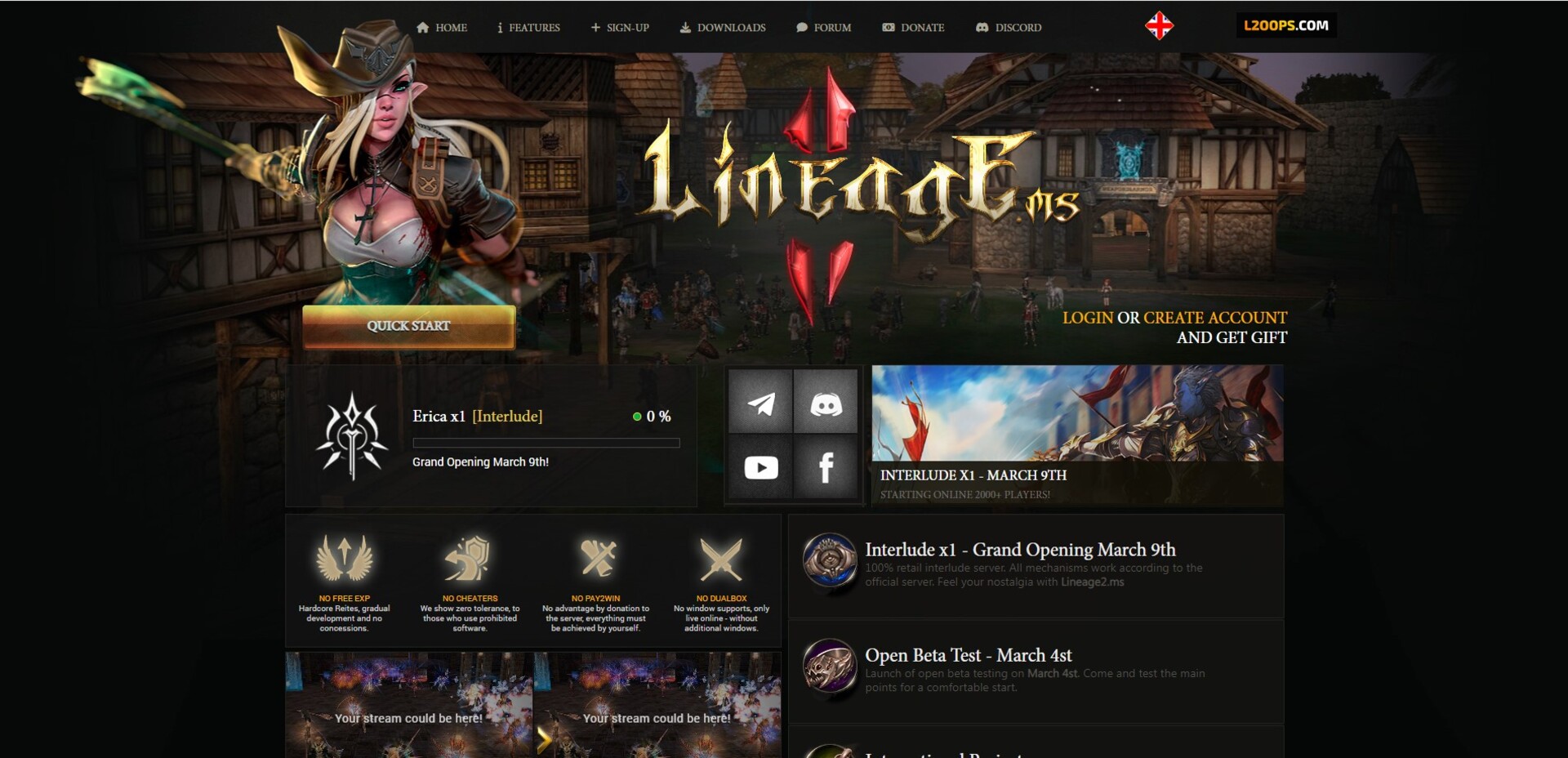 🏰✨ Welcome to the world of Lineage 2 with endless adventures on the Lineage2.ms server! ✨🏰
